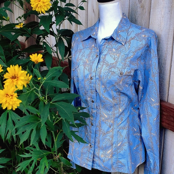 ROPER Western Snap Button-up- Size L (EUC) - Picture 2 of 11